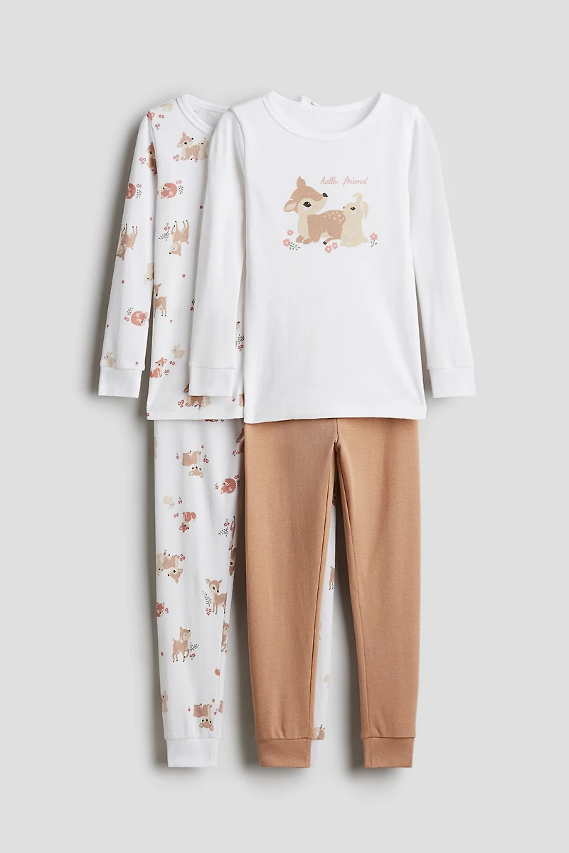 2-pack Snug Fit Cotton Pajamas