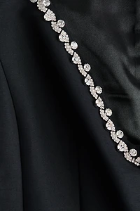 Rhinestone-Embellished Dress