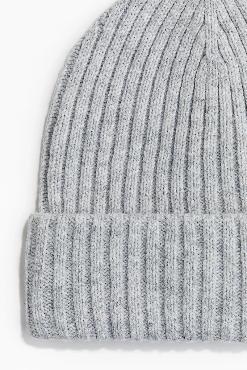 Rib-Knit Beanie