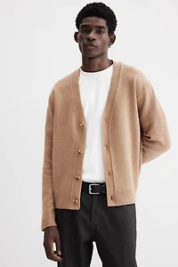 Regular-Fit Brushed Cardigan