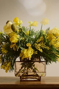 Large Textured-Glass Vase