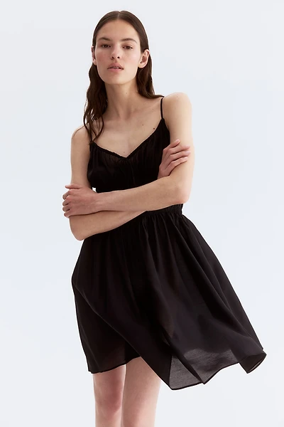 Smocked Strappy Dress