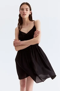 Smocked Strappy Dress