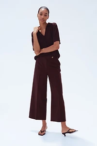 Dressy Linen-Blend Pants