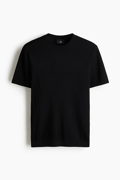Slim-Fit Knit T-Shirt