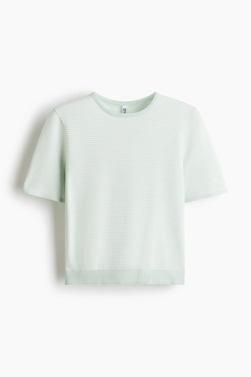 Fine-Knit T-Shirt