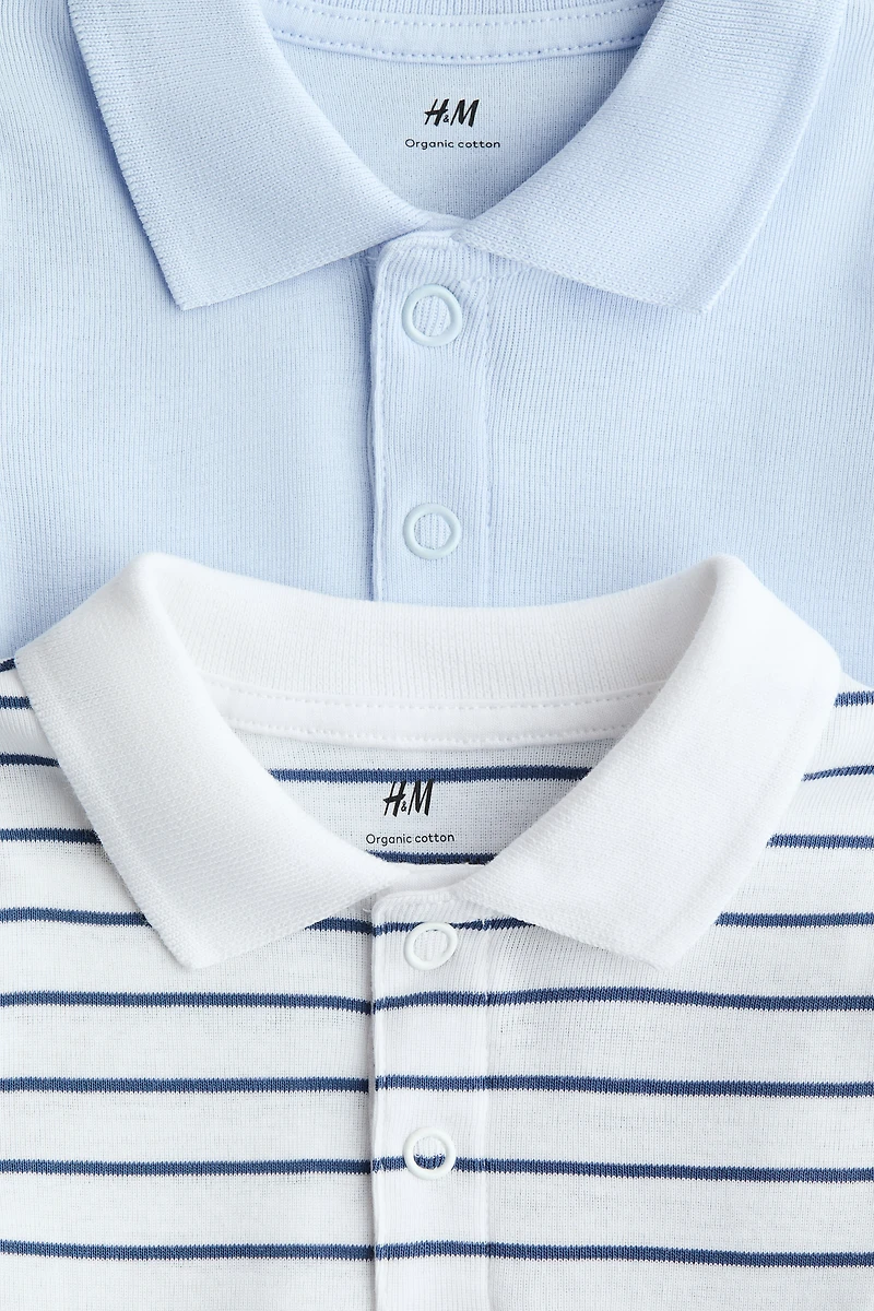 Lot de 2 cache-couches style polo