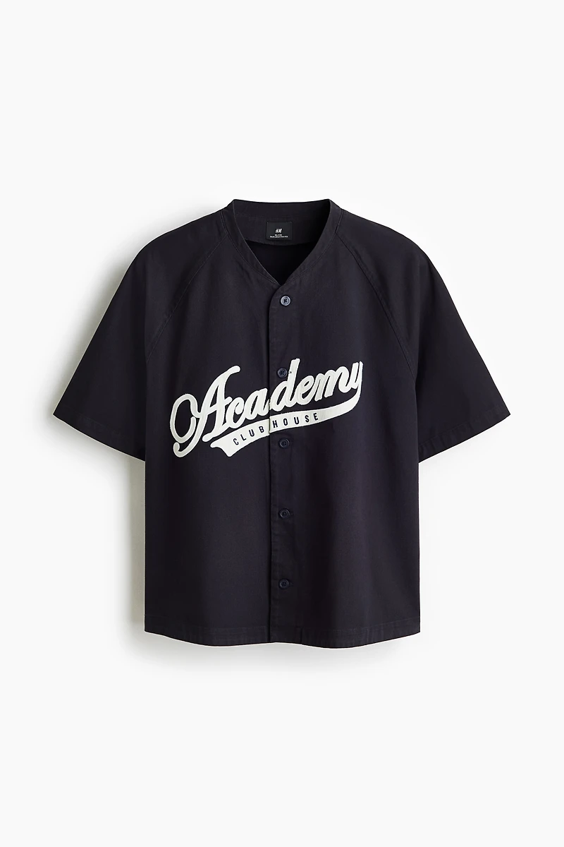 Relaxed-Fit Cotton Baseball Shirt