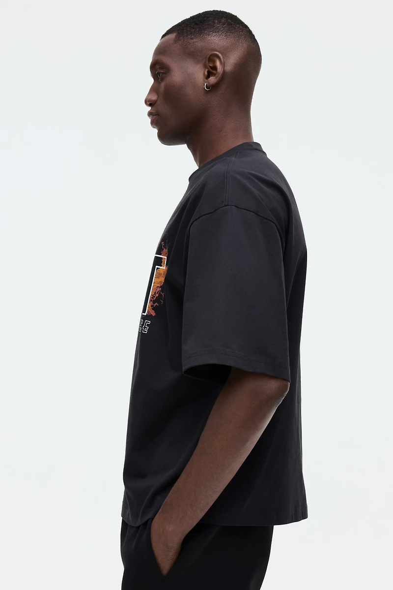 Oversized-Fit Printed T-Shirt