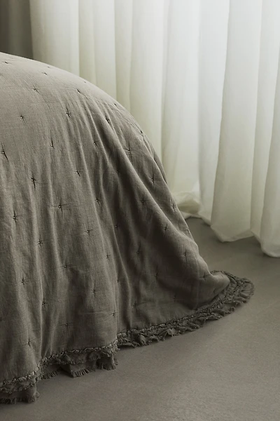 Ruffle-Trimmed Bedspread