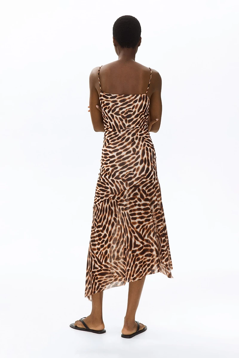 Asymmetric Strappy Dress