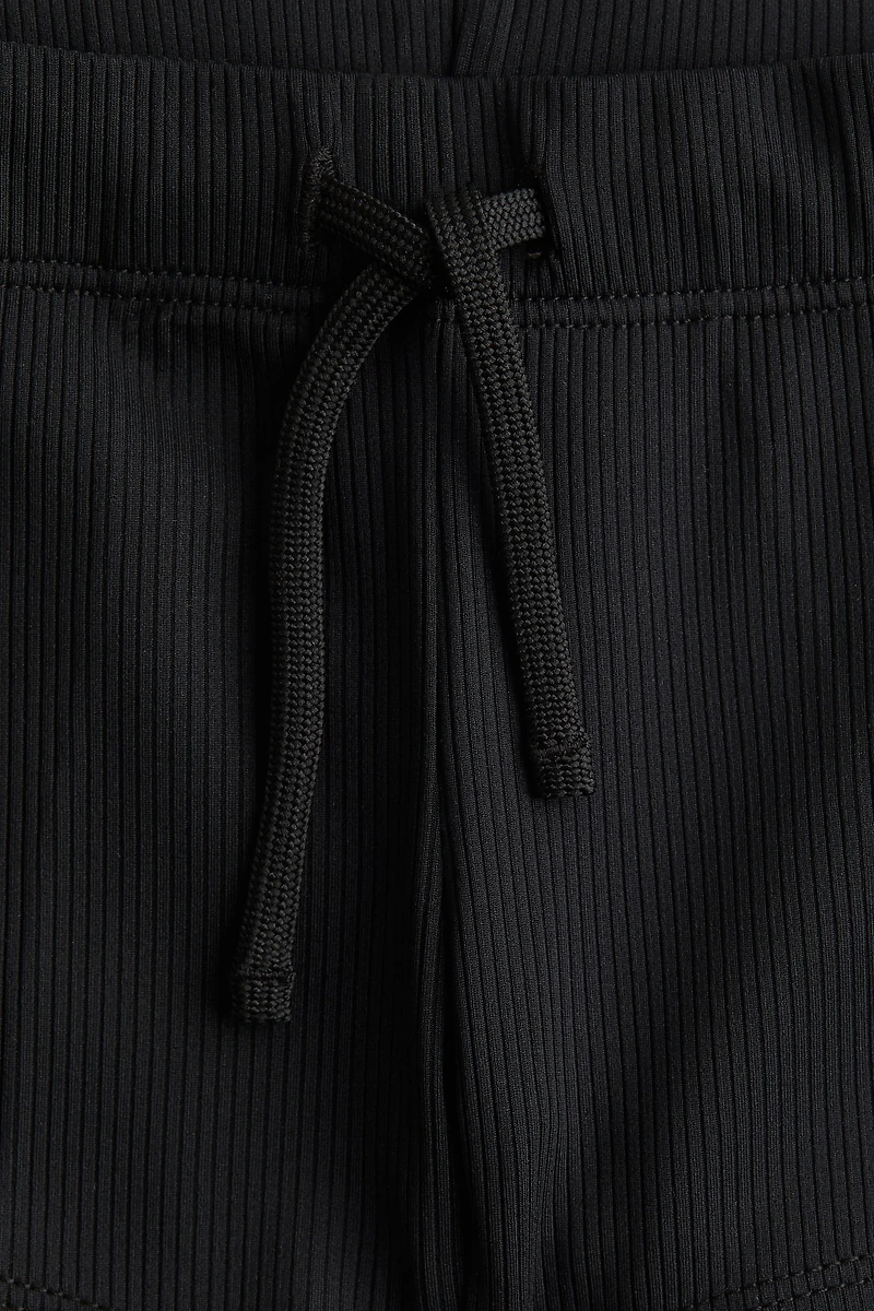 Ribbed Swim Trunks