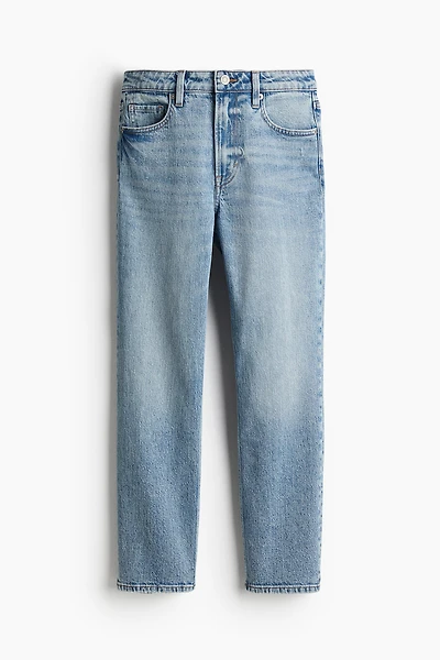 Slim Straight High Ankle Jeans
