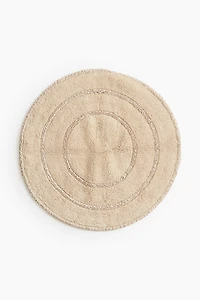 Round Cotton Bath Mat