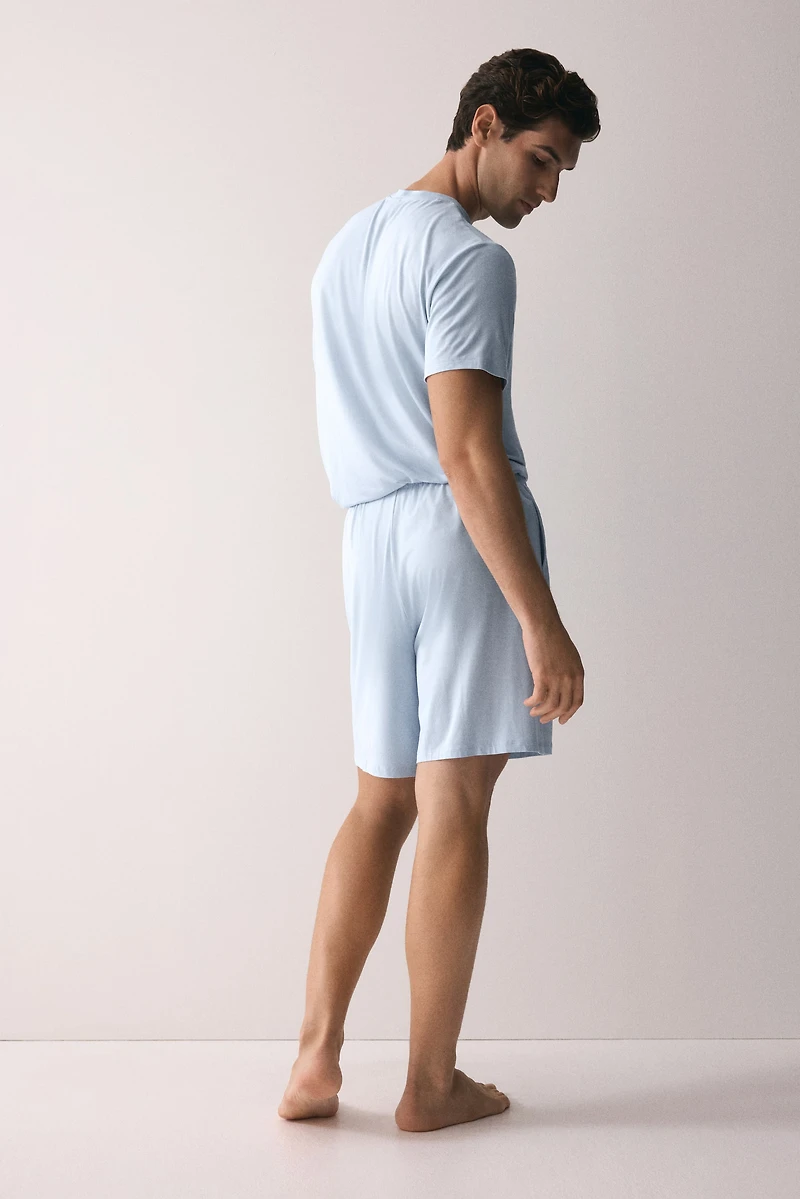 Jersey Pajama T-Shirt and Shorts
