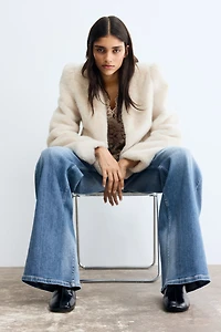 Jean ample taille haute