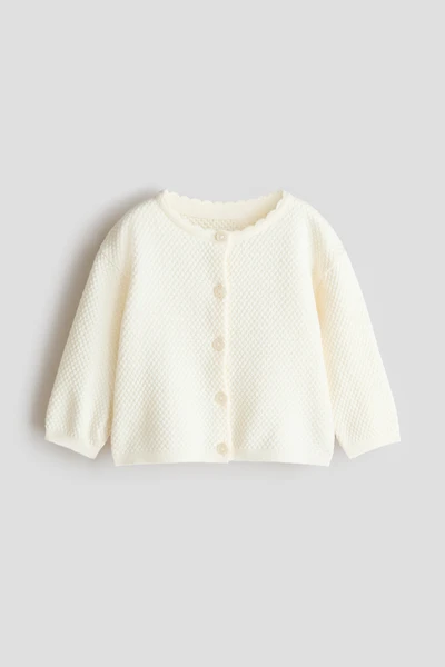 Chandail en tricot de coton texturé