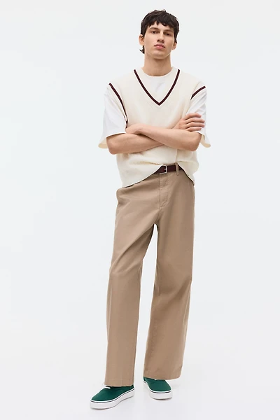 Loose-Fit Cotton Chinos