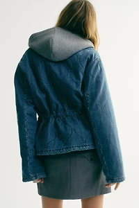 Veste matelassée en denim