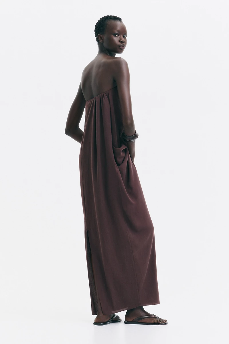 Robe bandeau avec détail noué
