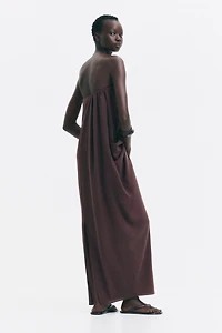 Robe bandeau avec détail noué