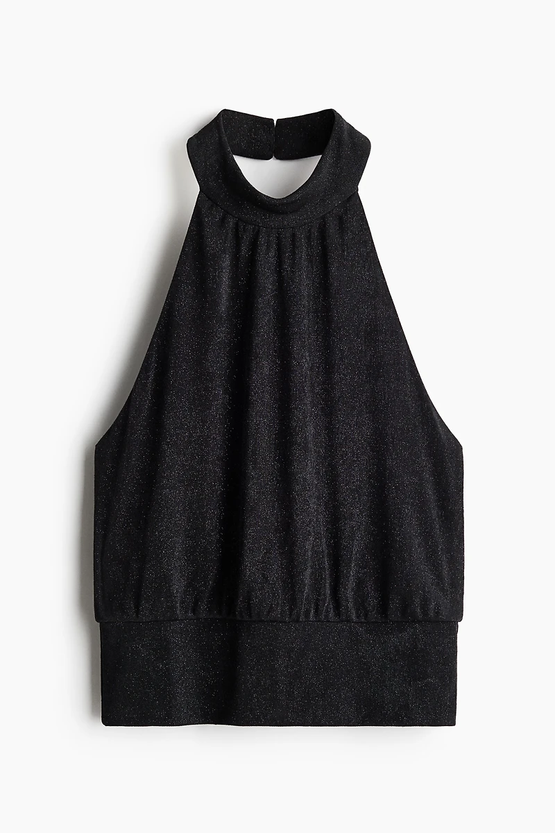 Shimmery Halterneck Top