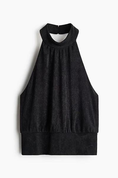Shimmery Halterneck Top