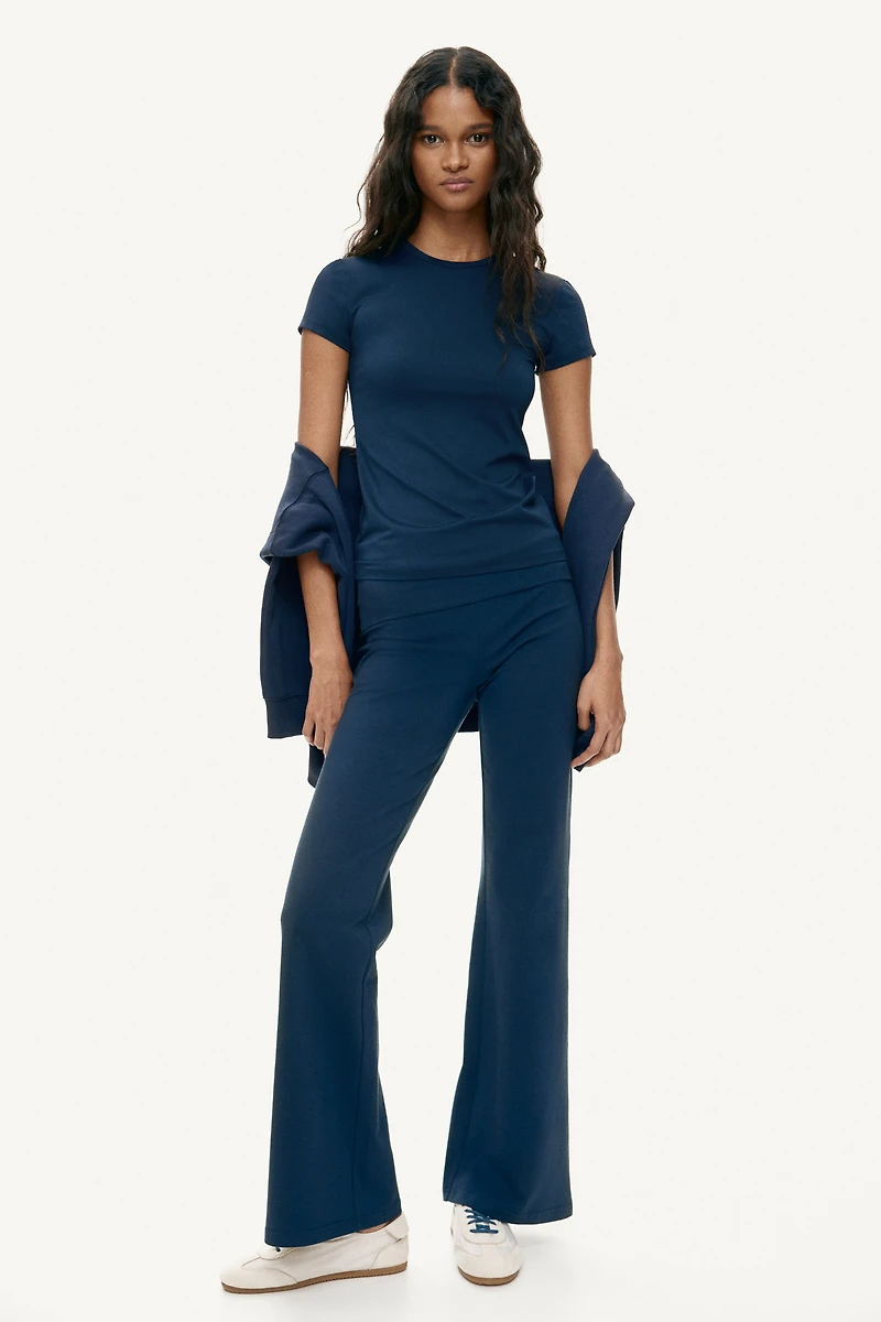 Fitted Microfiber T-shirt