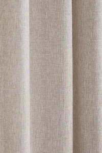 Lot de 1 rideau large en tissu flammé