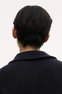 Regular-Fit Cardigan with Zipper