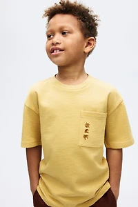 Embroidered-Detail Cotton T-Shirt