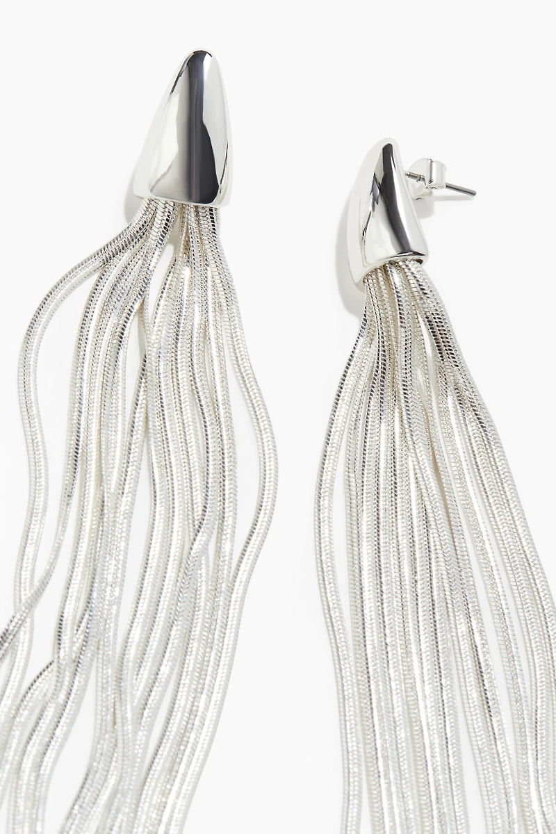 Boucles d'oreilles à maille serpent