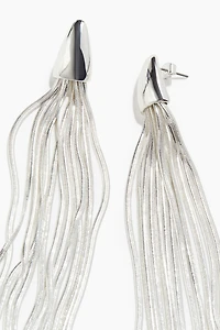 Boucles d'oreilles à maille serpent