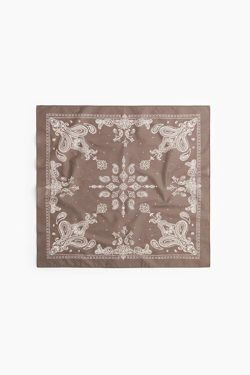 Patterned Cotton Scarf