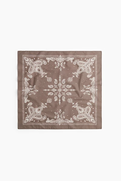 Patterned Cotton Scarf