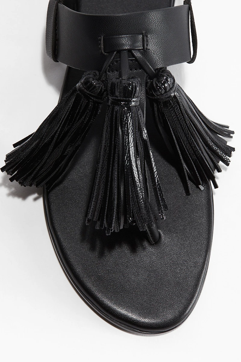 Tasseled Sandals