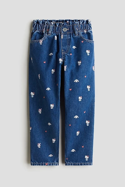 Loose-Fit Tapered Jeans