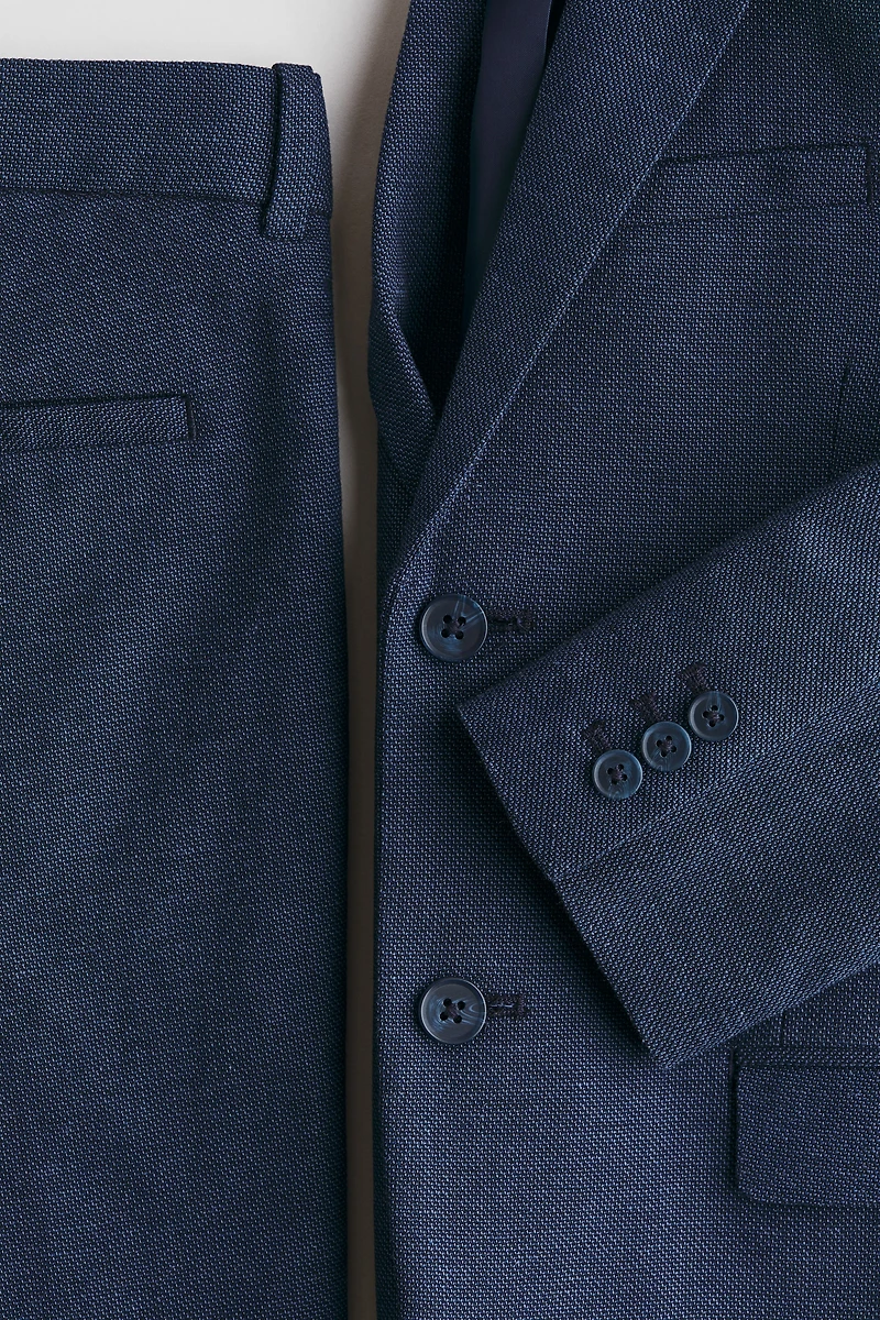 Linen-Blend Suit