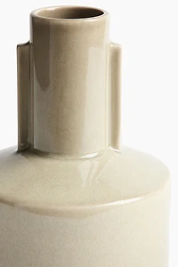 Vase en grès cérame avec glaçure réactive