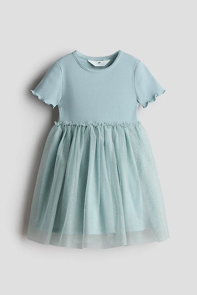 Robe avec jupe en tulle