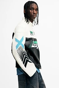 Regular-Fit Racer Jacket