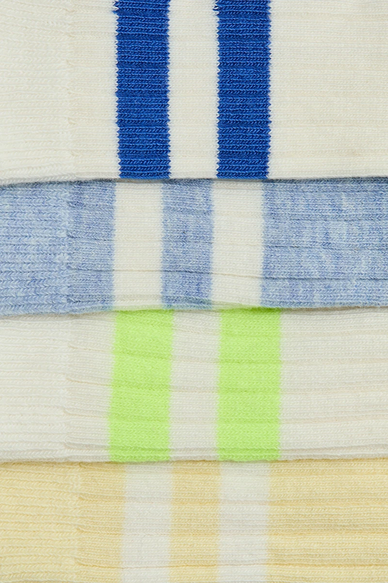 4-Pack Ribbed Socks