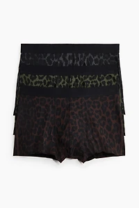 3-Pack Short Cotton Boxer Briefs