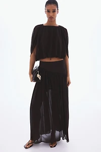 Chiffon Maxi Skirt