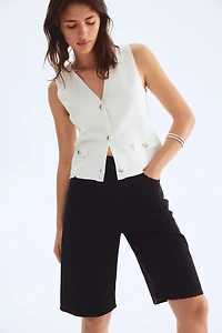 Fine-Knit Vest