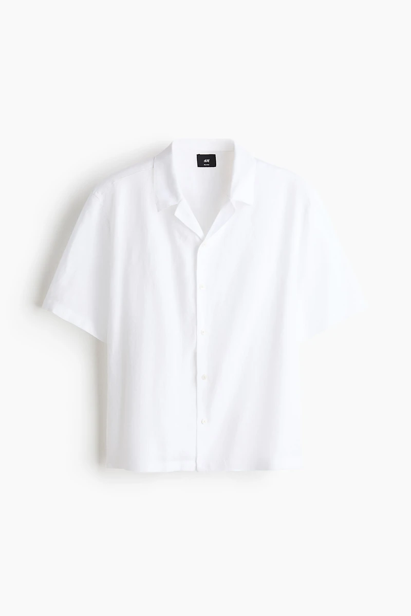Relaxed-Fit Linen Resort Shirt
