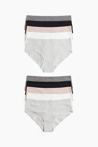 10-Pack Cotton Hipster Briefs