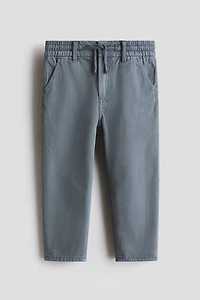 Washed Cotton Twill Pants