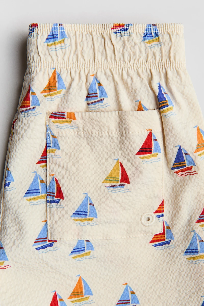 Patterned Swim Shorts