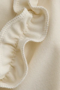 Ruffled Jersey Top